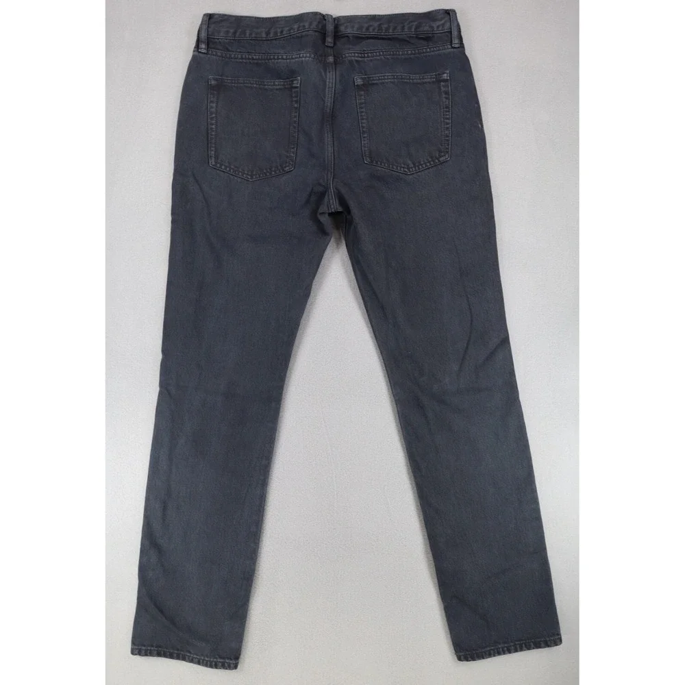 Outerknown S.E.A. Tapered Fit Jeans Mens 32x32 Gray Black Denim Cotton‎